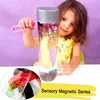 Montessori Magnetic Stick Wand Set with Plastic Chips Color Counting Math Learning Toy Kids Educational Toys Classroom Supplies 2