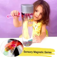 Montessori Magnetic Stick Wand Set with Plastic Chips Color Counting Math Learning Toy Kids Educational Toys Classroom Supplies 2