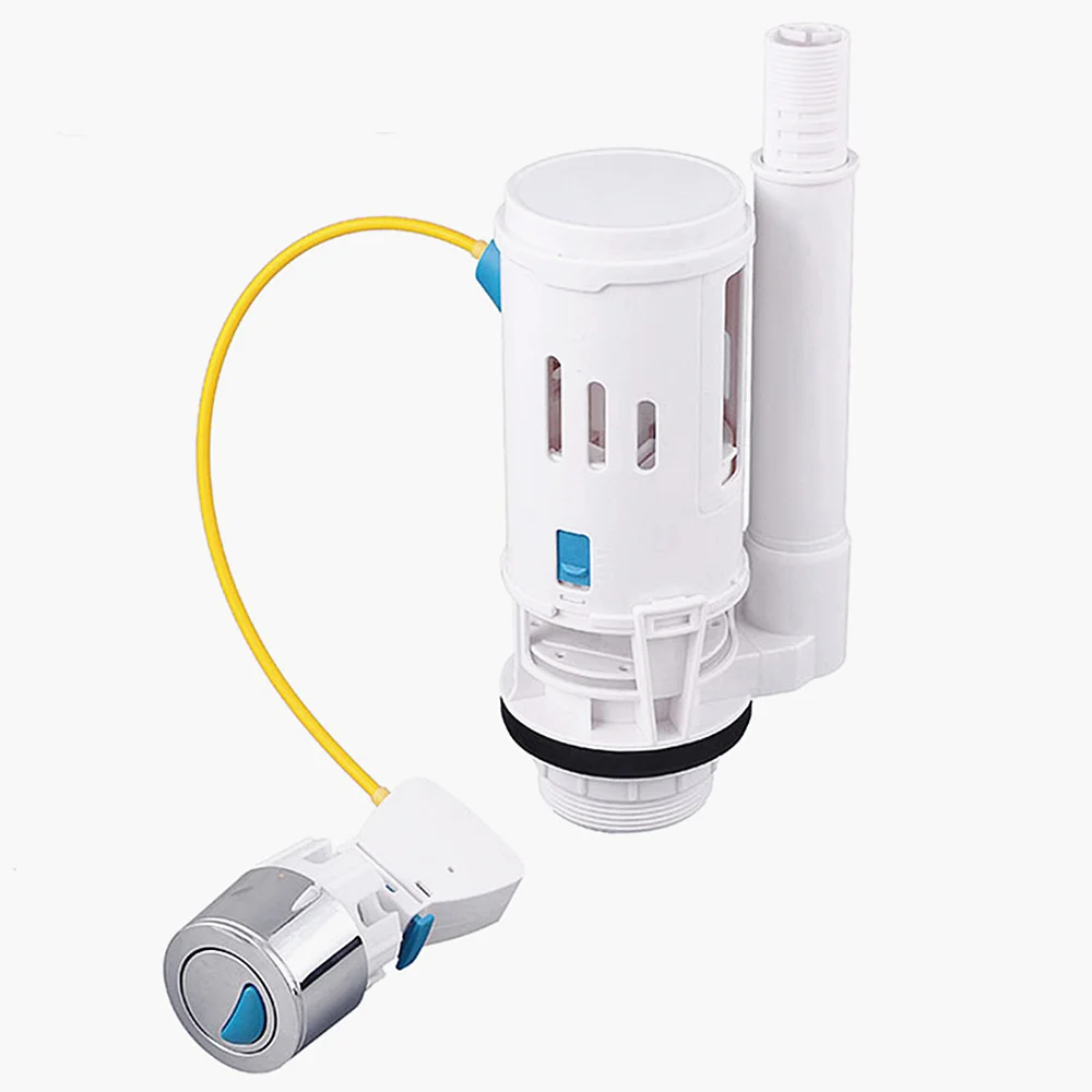 

Wire-controlled Side Press Split Drain Valve Universal Old-fashioned Toilet One-piece Flush Valve Toilet Water Tank Accessories