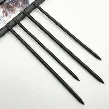 10 pz Vintage cinese forcine in legno dritto Chignon tornante Updo inserto per capelli bastoncini affusolati bacchette per capelli supporto coda di cavallo