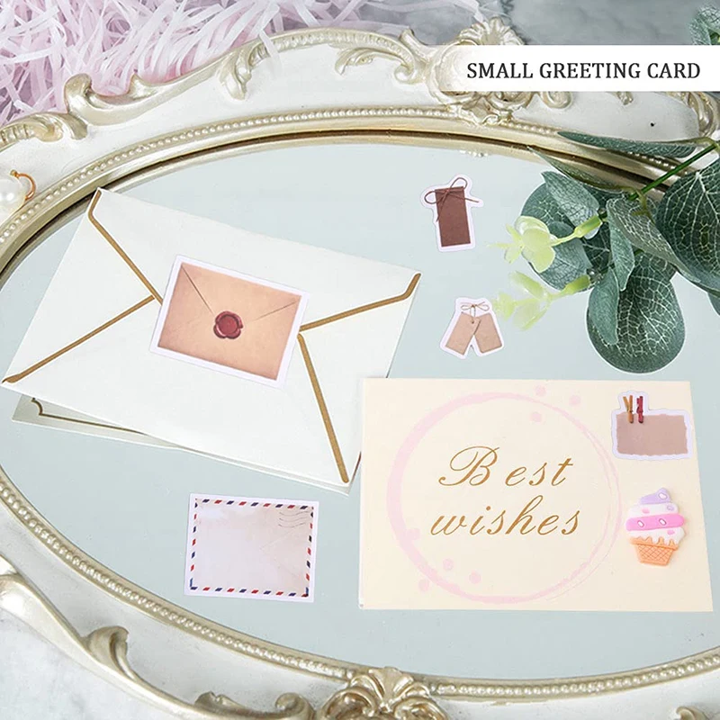 Kit Per Scrapbook E Diario Vintage | Incluso Quaderno A6, Washi Tape, Carta E Adesivi | Ideale Per Principianti - Foto 10