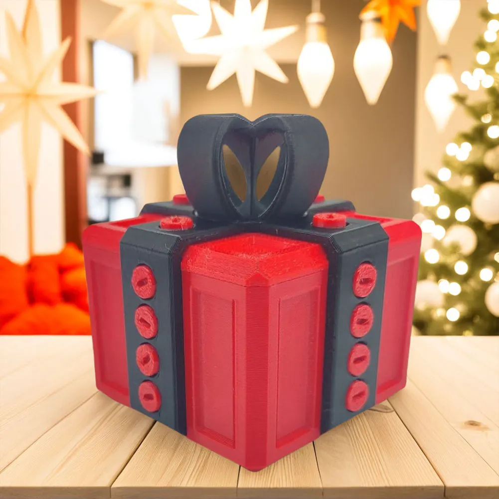 Prank gift 3D printed annoying gift box puzzle box with screws desktop ornament
