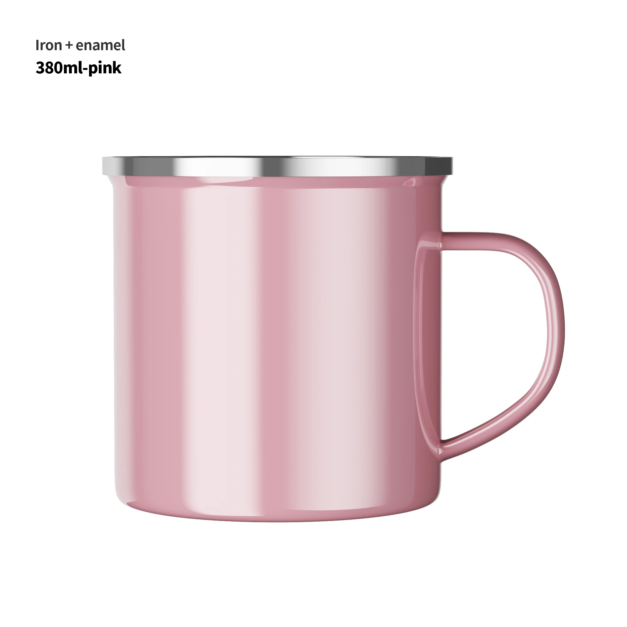 1/4/6 Pcs Enamel Camping Mugs Set,380ml Coffee Camp  Small Enamel Tea Cups for Indoor and Outdoor Activities,Easy to Clean 