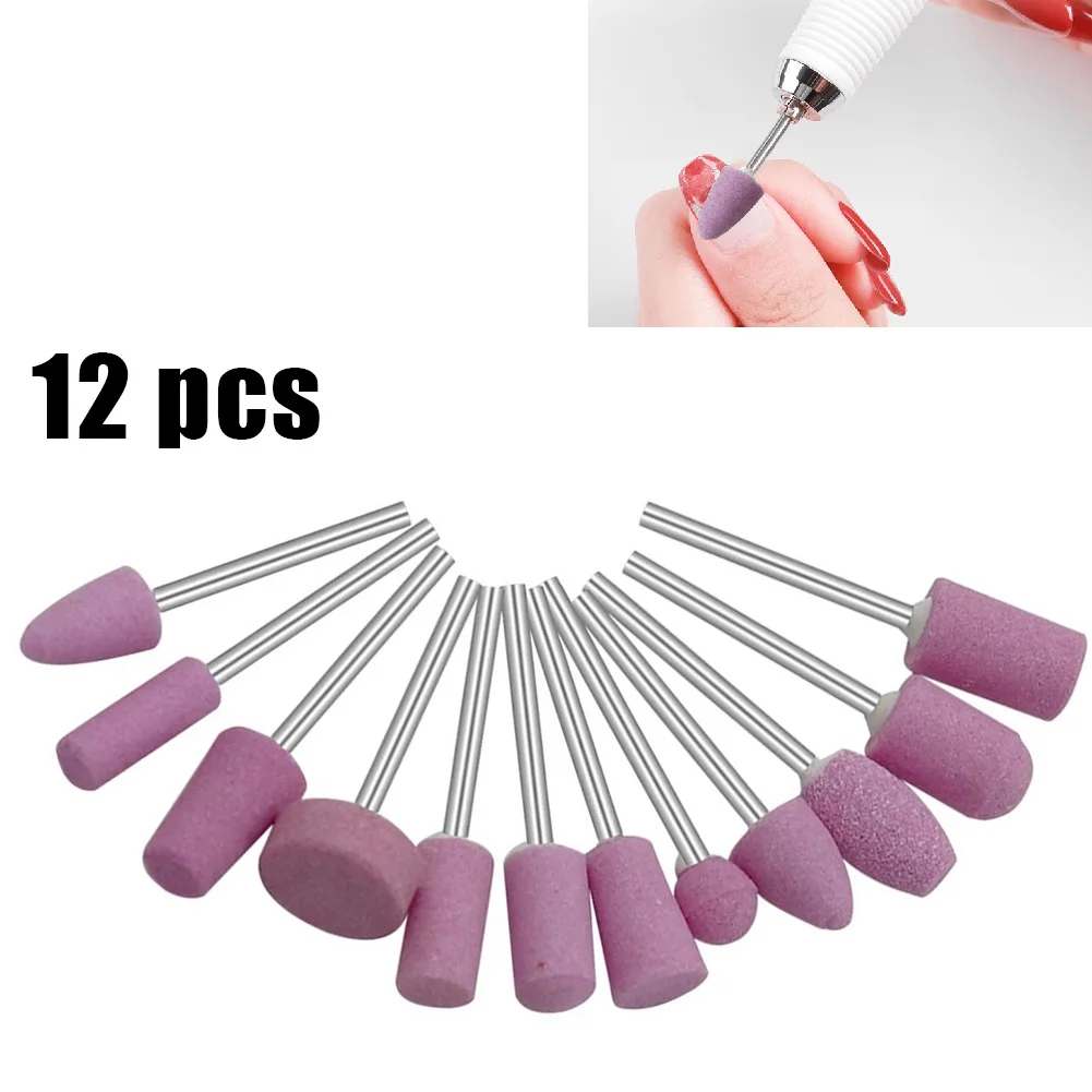 

12pcs/set Abrasive Mounted Stone For DIY Grinding Grinding Stone Wheel Head Jade Wood Metal Tool For Rotary Tools