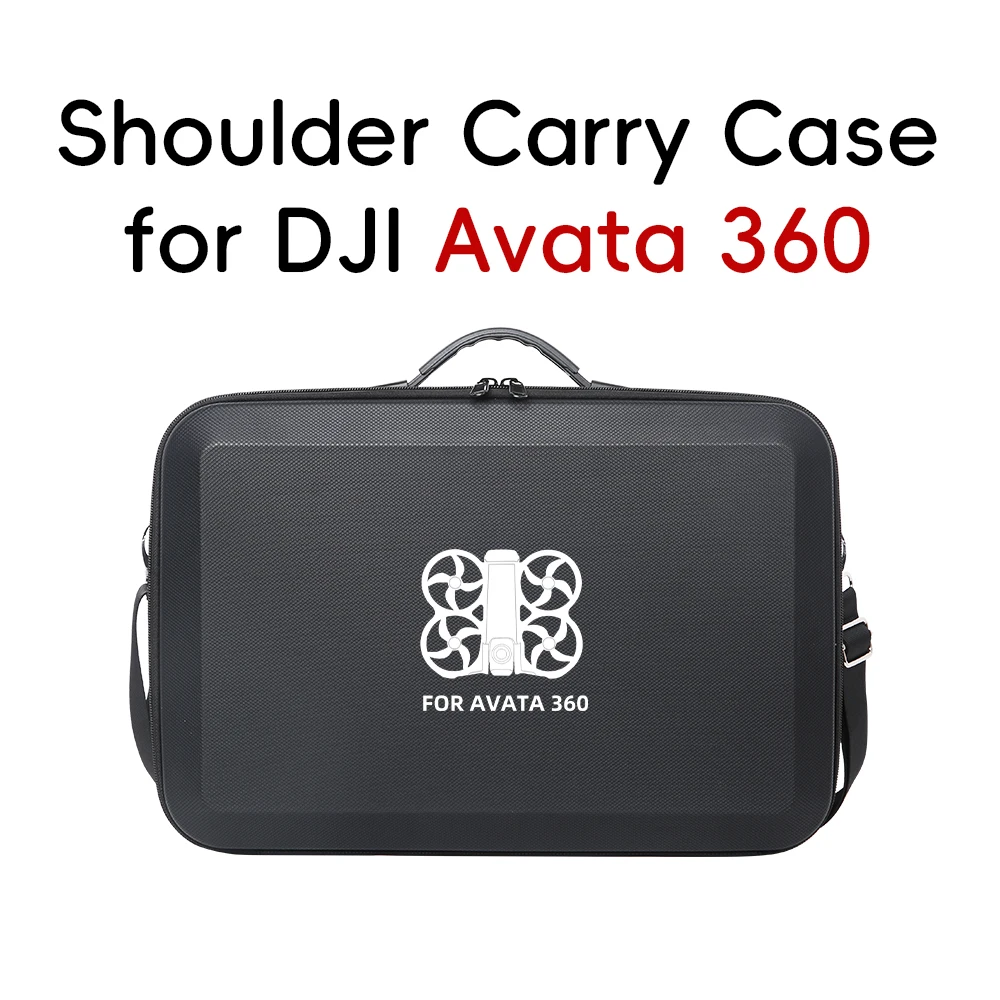 DJI AVATA 360 PU 가죽 보관 가방 숄더 스트랩이 있는 핸드백 DJI AVATA 360 드론 액세서리용 휴대용 운반 케이스 박스
