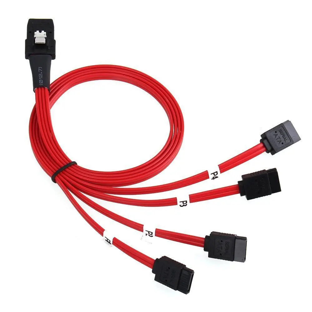 

Кабель передачи сервера MiniSAS 36Pin SFF 8087 для SATA Встроенный соединительный кабель