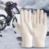 1-10PCS Winter Motorcyclist Gloves Touch Screen Bicycle Thermal Gloves Windproof Full Finger Gloves for Running Cycling Driving 6