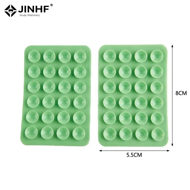 Back Sticker Silicone Suction Pad For Mobile Phone Fixture Suction Cup Backed Adhesive Silicone Rubber Sucker Pad For Fixed 1pc