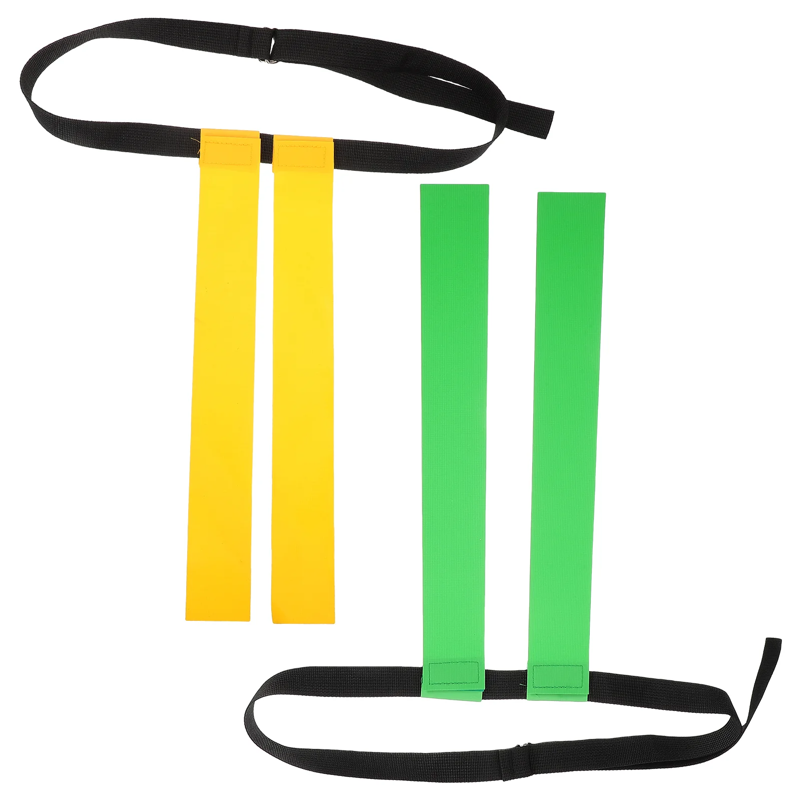 

2 Sets Rugby Flag Outdoor Secrional Waist Flags Buckle Rugables Football Cloth Multi-use Belt