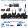 Smart TV Karaoke Wireless Microphone Mixer Machine Handheld Mic PC Speaker Amplifier Projector Church Weeding Home Karaoke Mixer 6
