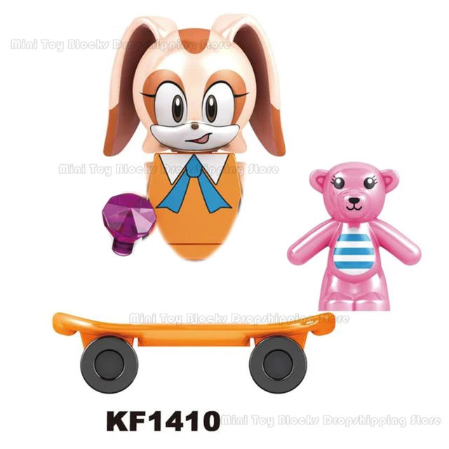 WM6086 WM6087 WM6088 LG1001 Sonics Anime Building blocks Amy Rose Ray Storm Shadow Bricks mini action toy figure Children gifts KF1410