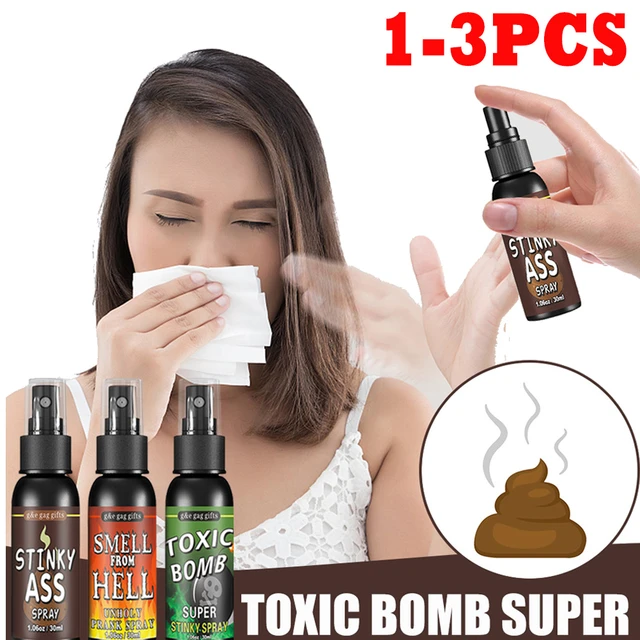 30ml Fart Gag Spray Party Supplies Plastic Smelly Stinky Gags for Adults  Kids Terrible Stinky Fart Spray Non Toxic for Halloween