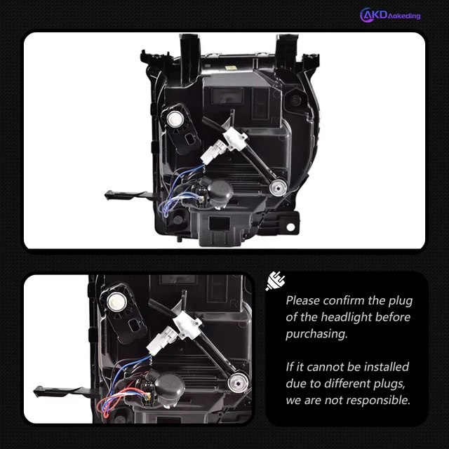 مصباح أمامي لتويوتا لاند كروزر LC76 ، إشارة انعطاف DRL ،