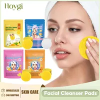 Turmeric Facial Cleanser Pads Pores Deeply Cleaning Makeup Remover Moisturizing Exfoliating Dead Skin Kojic Acid Facial Sponges 1