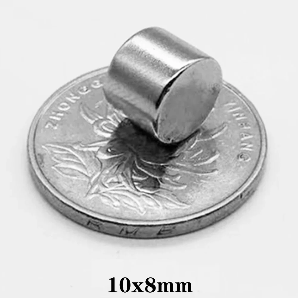 

10x8 Round Powerful Magnets 10x8mm Sheet Neodymium Magnet Disc 10x8mm Permanent NdFeB Strong Magnetic magnet 10*8 mm