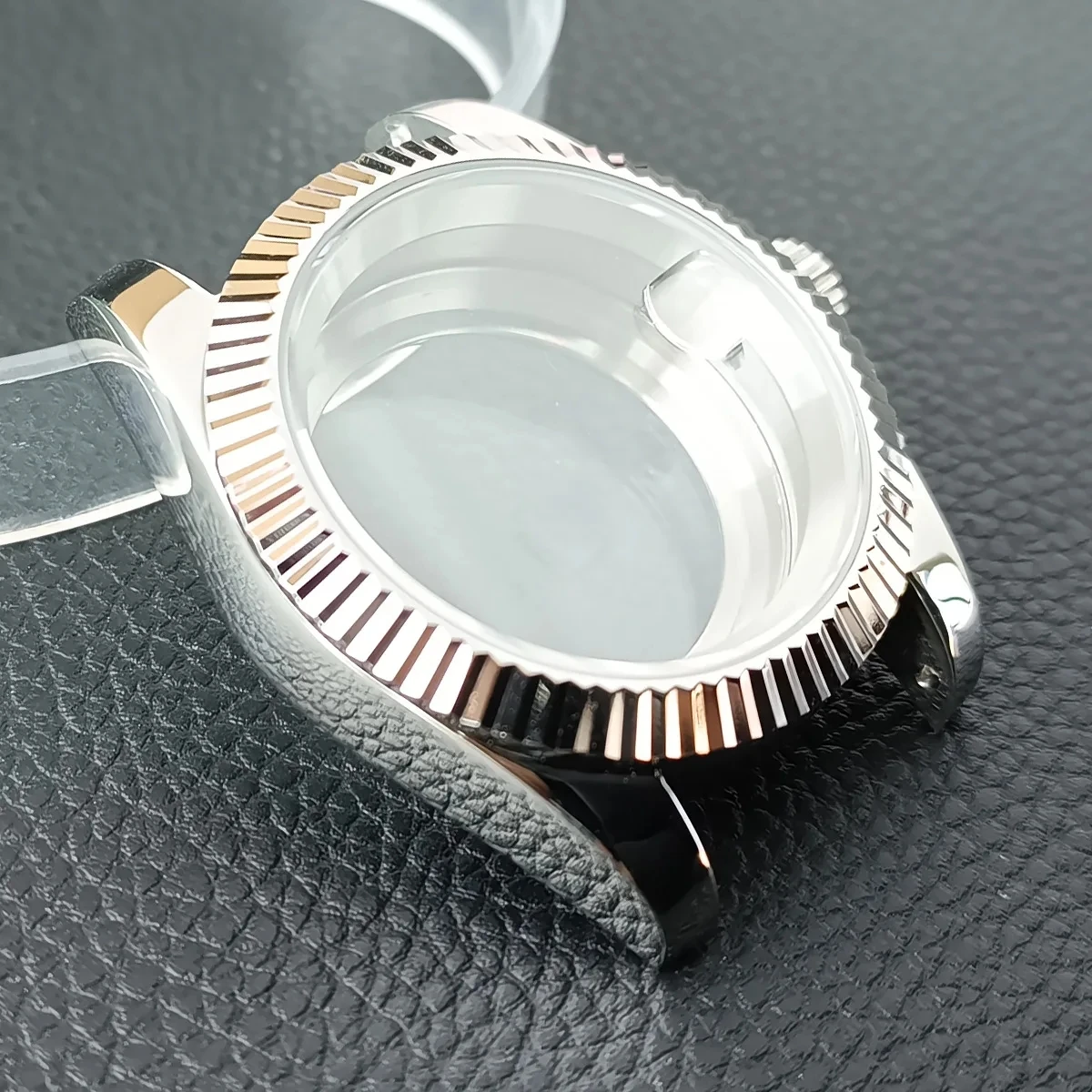 NH35 Case 41mm Luxury Men's Steel Case Fit NH35 NH36 Movement Sapphire Glass 20mm Strap Watch Box