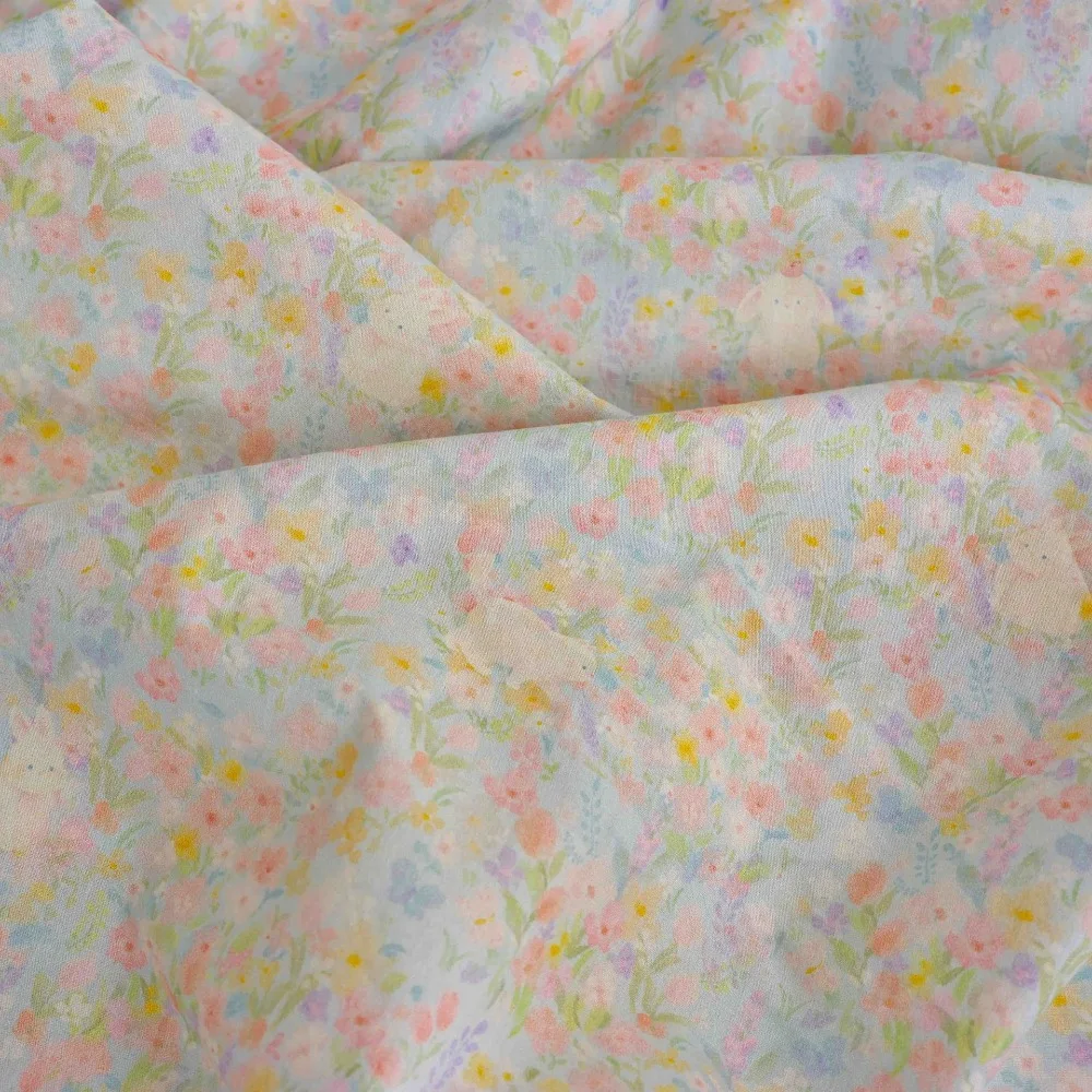 145x50cm 100% 면 40 포플린 평직 원단 봄 여름 아동복 의류 수제 바느질 천