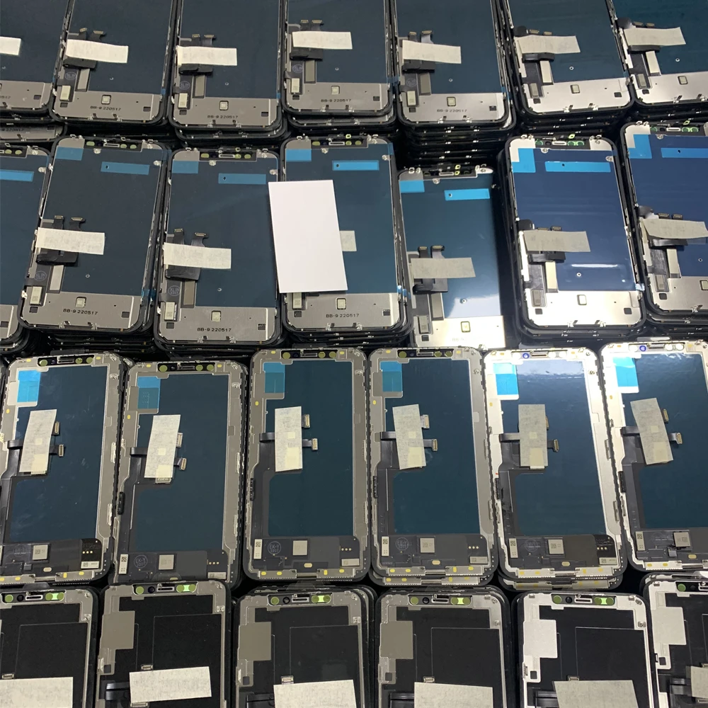 2 قطعة JK Incell آيفون X XS XR 11 12 13 14 برو 15 برو ماكس شاشة الكريستال السائل مجموعة رقمنة اللمس استبدال الشاشة دعم IC