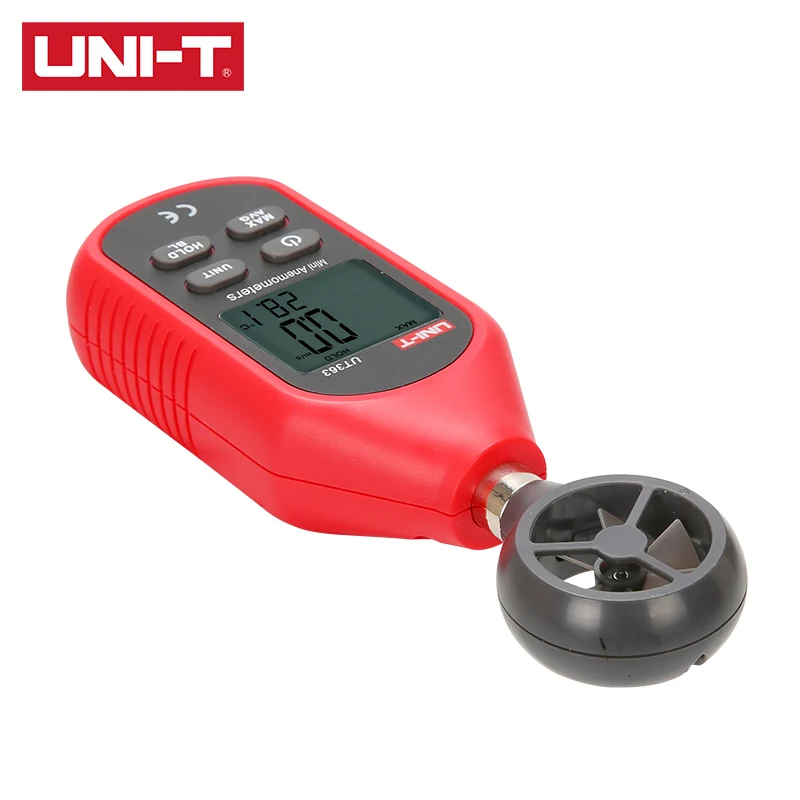 UNI-T UT363 UT363BT 미니 풍속 및 온도 측정기 최대 측정 풍속 0.1m/s 시작 풍속 30m/s
