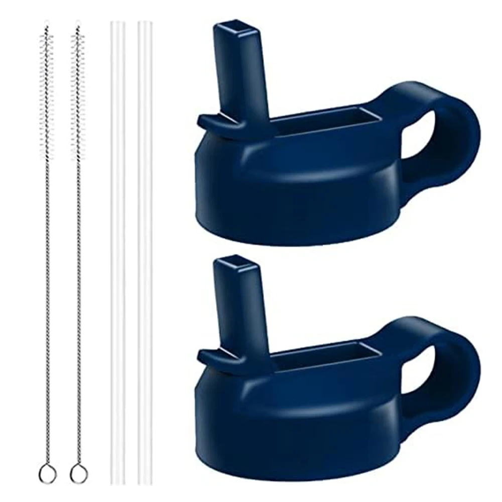 Couvercles à paille à large goulot pour bouteille d'eau de