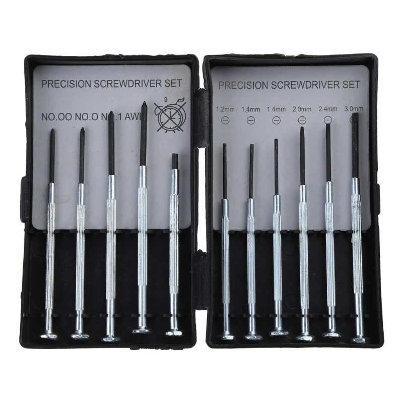 

11PCS Screwdriver Set Mini Bijoutiers Montres Lunettes Réparations
