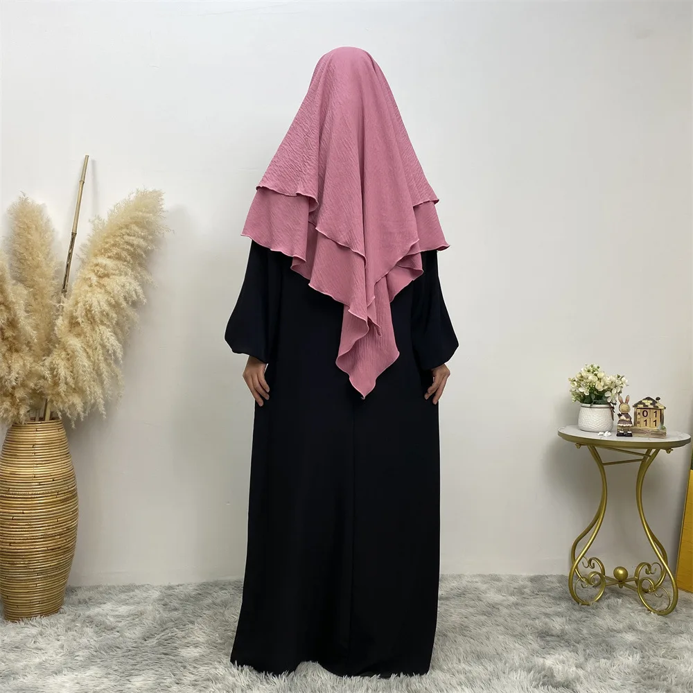 

1 шт. молитвенная одежда Abayas, мусульманская абайя ИД Рамадан, Женская Паранджа химар, полное покрытие, верхняя одежда ислама, женская одежда