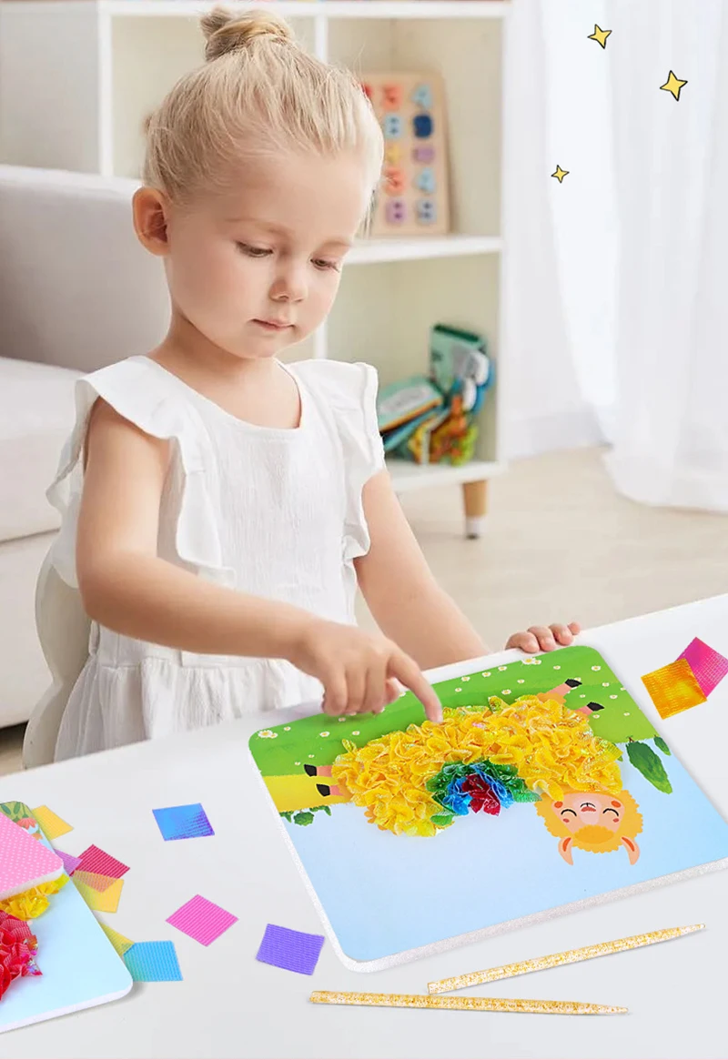 Colourful 3D Princess Dresses with Fabric Poking Fun