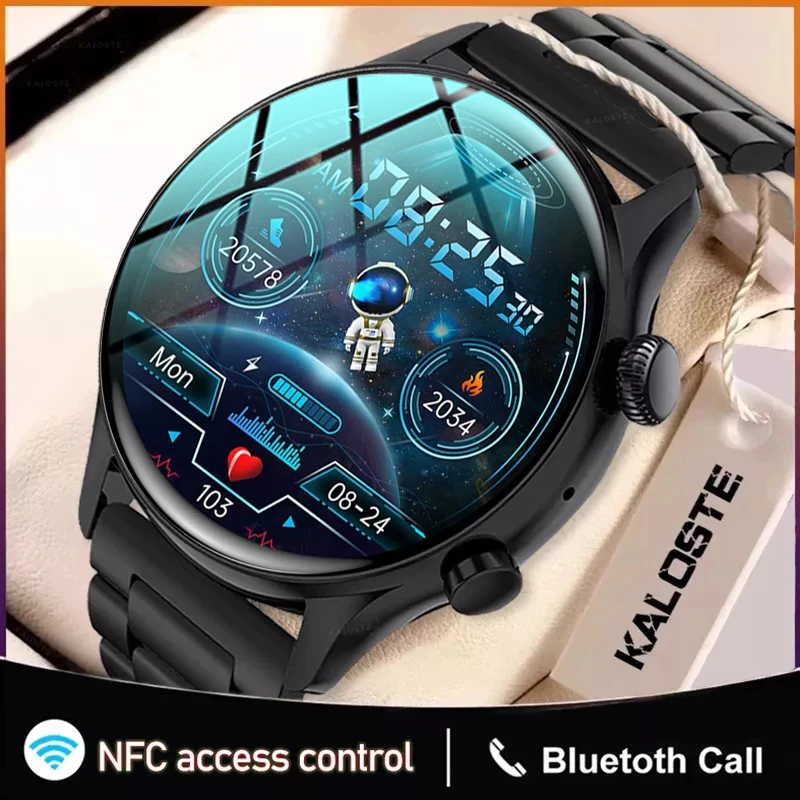 2022New NFC Sport Smart Watch Women Bluetooth Call Always On Display Watch Men Custom Dial Heart Rate Smartwatch For Android IOS