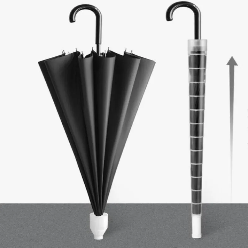 

Waterproof Cover Umbrella Automatic Vehicle Mounted Reinforced Long Handle Umbrella Wind Resistant Super Large