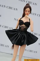 Ensemble de vêtements personnalisés/robe de tailleur personnelle, haut, jupe, costume, tenue pour poupée Xinyi FR blythe ST bb de 30cm/noël 5