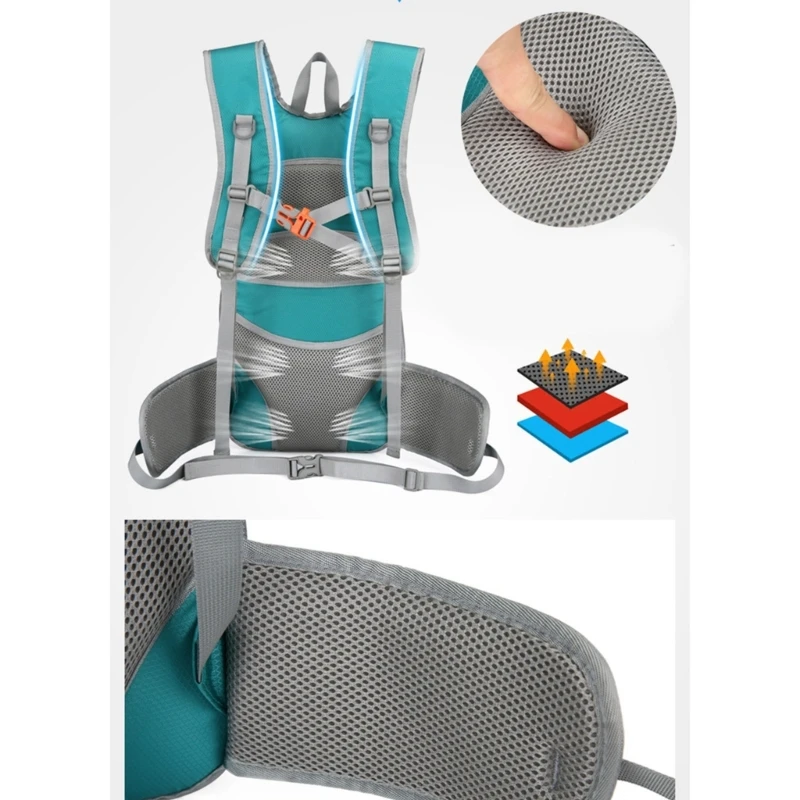Hiking Backpack for Women Man Nylon Daypacks Large Capacity Travel Backpack Cycling Backpack Waterproof Sports Backpack