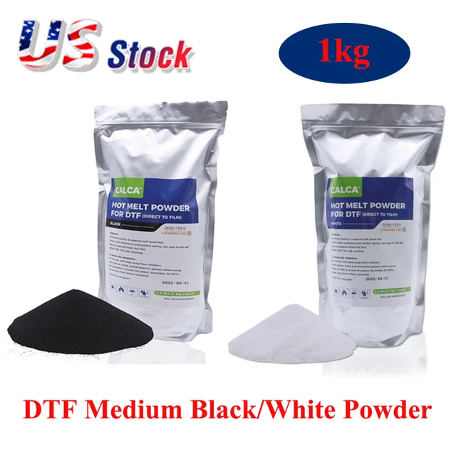 1Kg (2.2lbs) Premium Medium DTF Powder Direct to Film Digital Transfer  Powder Hot Melt Adhesive 