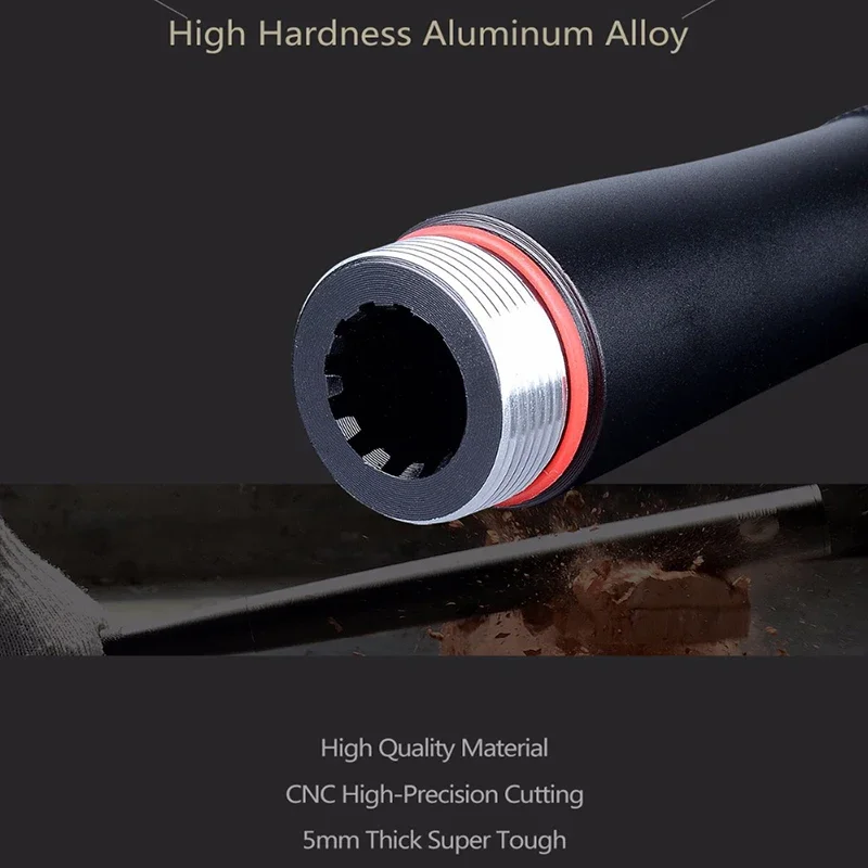 Flashlight LED Self-defense Flashlight Waterproof Baseball Bat Focus Emergency Self-defense Anti-riot Equipment
