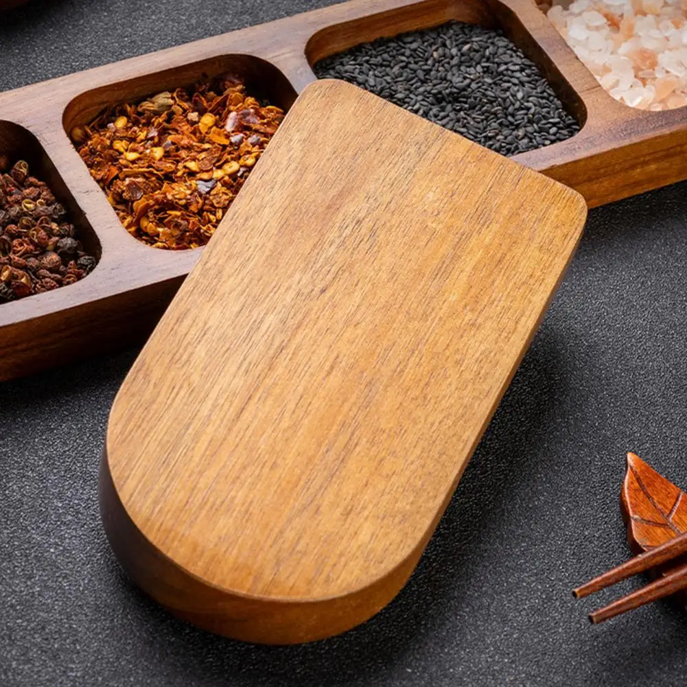 Sauce Dipping Plate Elegant Wooden Divided Serving Tray for Snacks Appetizers Multi Compartment for Fruit