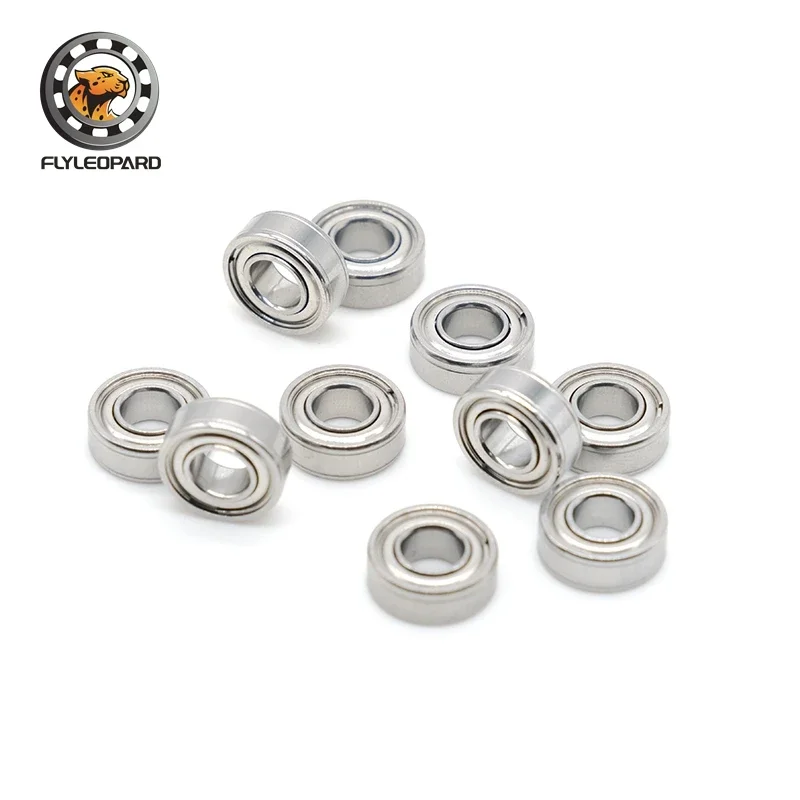 Stainless Steel High Precision Small Ball Bearing with ZZ Shield and 2RS Rubber Seal (5x11x4) - Available in Packs of 5, 10, or 20