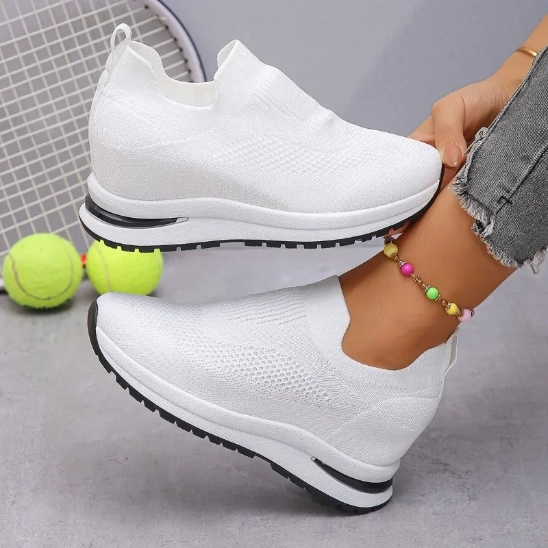 Women's Sneakers Solid Color Basket Shoes Vulcanize Shoes for Leisure main image 0