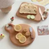 Double-sided chopping board cherry wood household kitchen board fruit tangible wood chopping boards 2