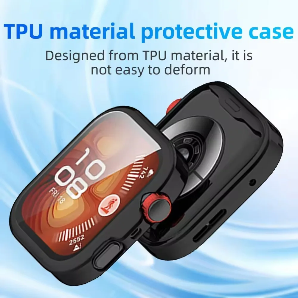 Enhanced HD Tempered Glass and PC Protective Case with Bumper Cover