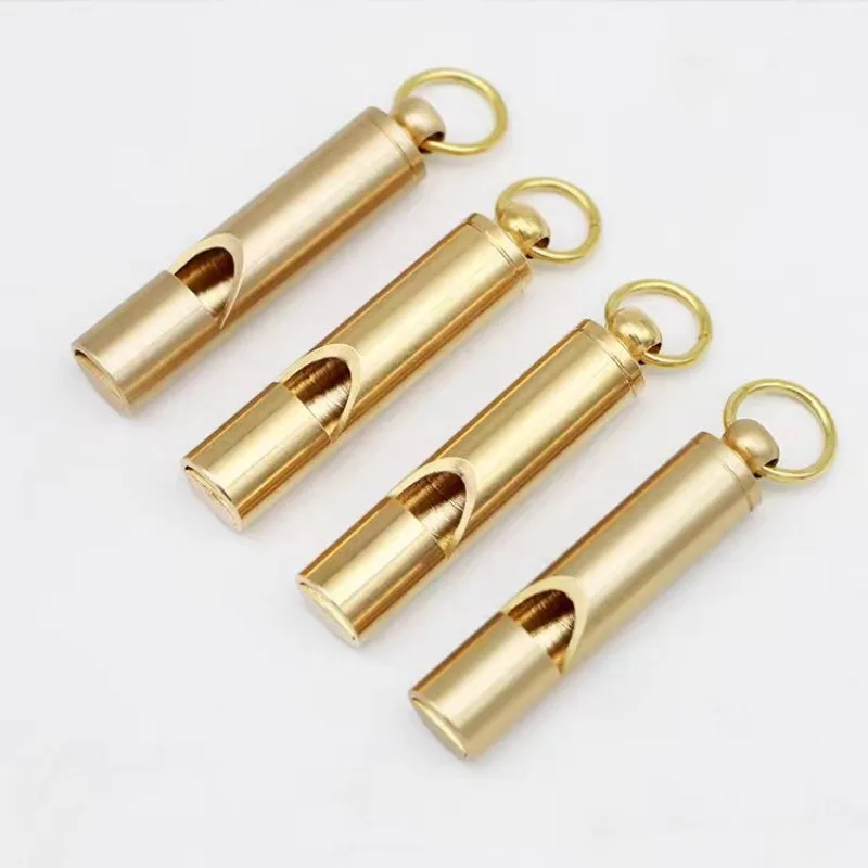 Survival Whistle Sport Whistle Sports Whistle Brass Whistle High Decibel Portable Outdoor For Hiking Camping Life-Saving Referee Training