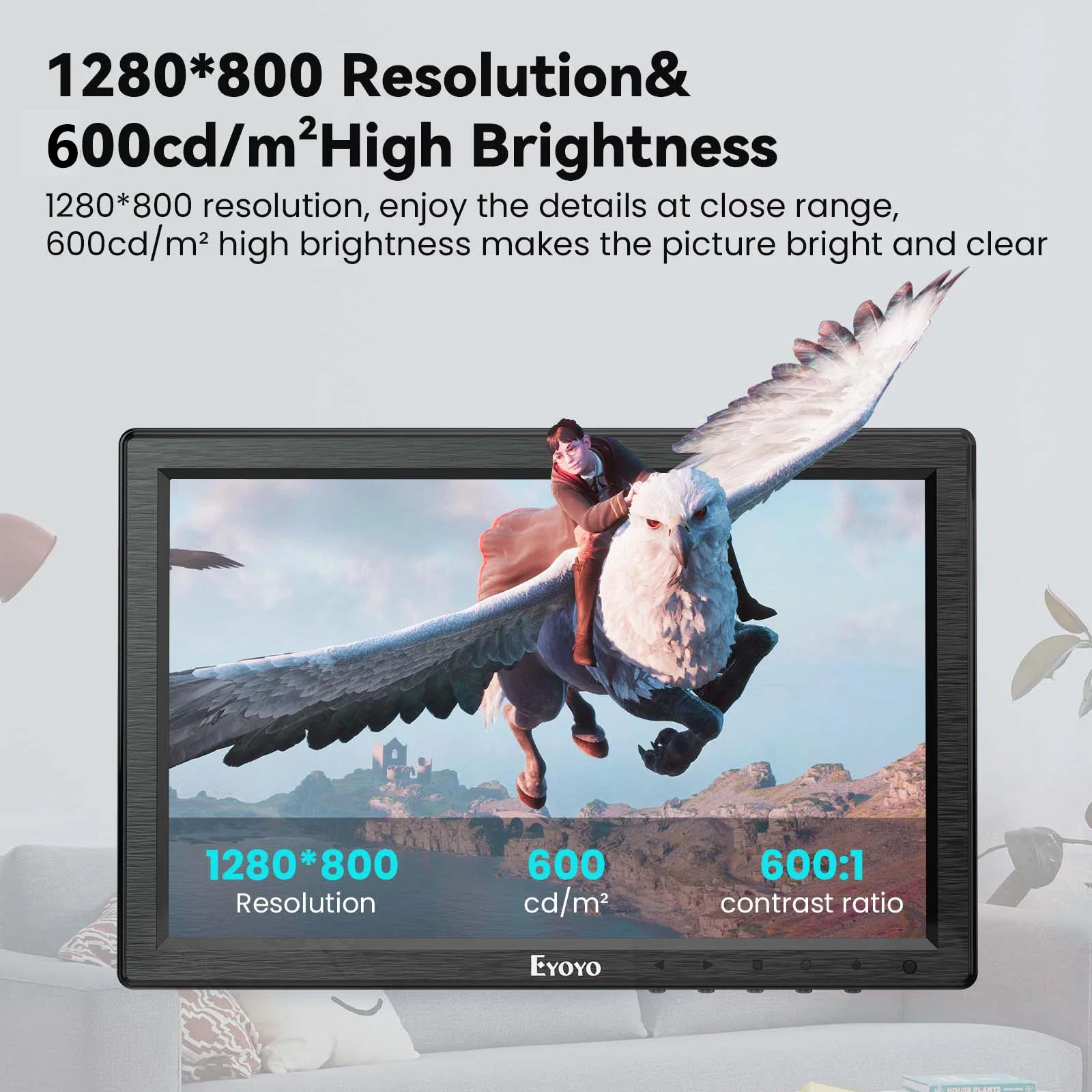 Eyoyo EM10A 1280x800 ػ ũž LCD , Ŀ , 10 ġ   ÷ ,   