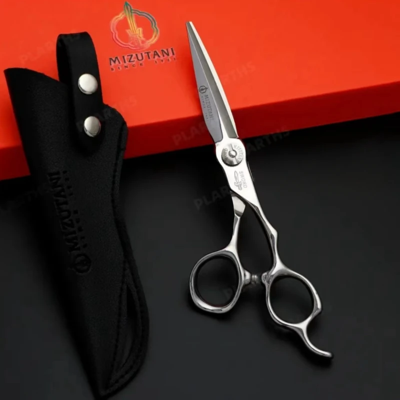 New MIZUTANI barber Scissors  6.0 inch gold scissors VG10 material Hair cutting machine professional hairdressing scissors scissors gold ножницы m