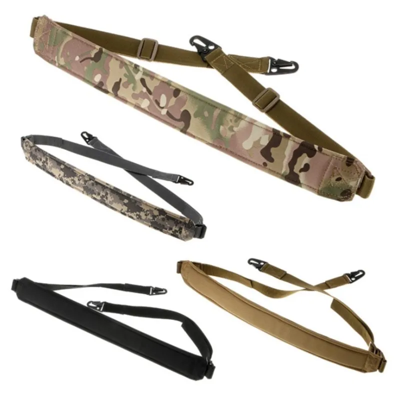 

1pcs Tactical 2 Point Quick Detach Gun Sling Shoulder Strap Army Rifle Sling Strap Transition Release Shotgun Belt Gun Accessori