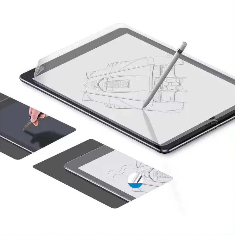 Premium Paper-Like Screen Protector for iPad Pro 12.9 - Anti-Glare, Ideal for Writing & Drawing, Easy Installation, Case-Friendly