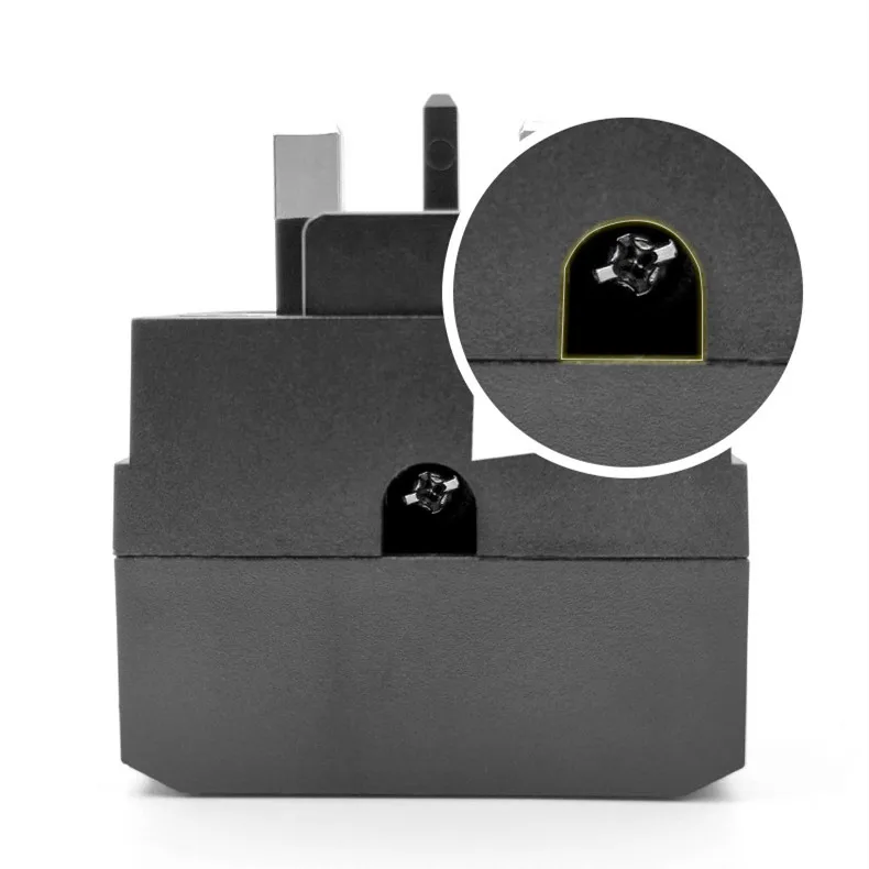 Universal UK Plug Type G Power Adapter with Built-in Safety Fuse