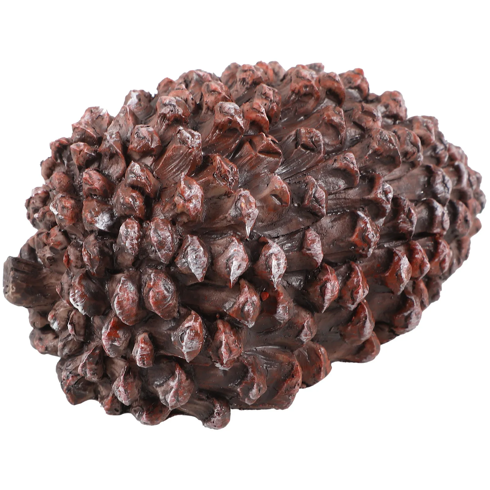 소나무 콘 모양 야외 열쇠 보관함 레진 정원 장식 숨김형 열쇠 홀더 마당 현관 뒷마당 보안 예비 열쇠 보관용