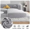 Velvet Sofa Cover Elastic 1/2/3/4 Seater Sofa Covers  Protector For Living Room Velvet Plush L Shaped Corner Solid Couch Cover 6