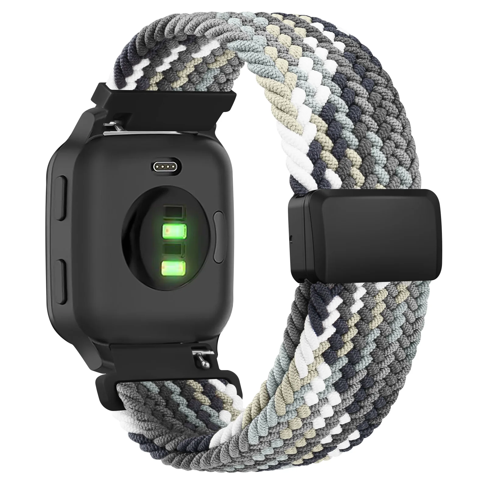 Braided Solo Loop Wristband for Garmin Smartwatches, 20mm Strap