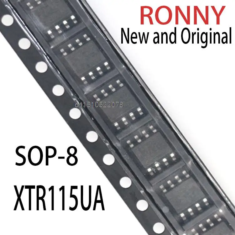 

10PCS New and Original XTR115 XTR115U SOP-8 XTR115UK 115U 115UK XTR115UA/2K5 sop-8 XTR115UA