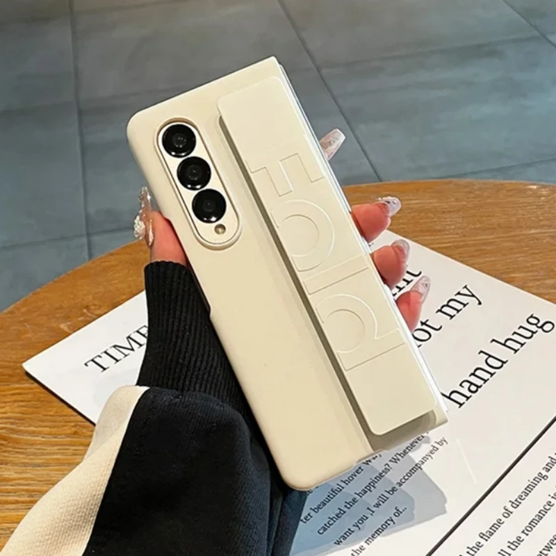 Luxury Soft Silicone Wrist Strap Holder Phone Case - Ultra Thin Matte Hard PC Cover