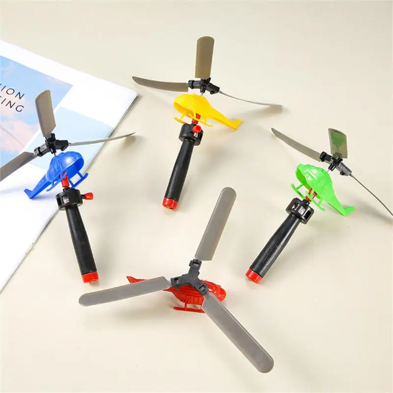 

Outdoor Toys Aviation Model Easy To Assemble Plastic For Children Play Helicopter Children Gift Drone Drawstring Plane